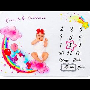 Baby Monthly Milestone Blanket